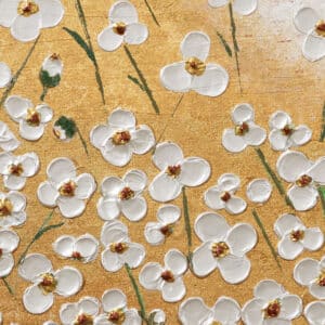 Flying White Poppies